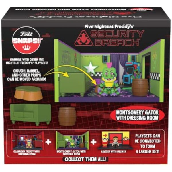 Funko Five Nights at Freddy's (FNAF) Snap: Montgomery Gator with Dressing Room - Collectable Vinyl Figure - Gift Idea - Official Merchandise - for Kids & Adults - Image 6