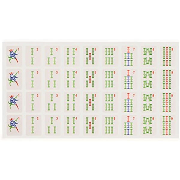YMI Set of 180 American Mahjong Tile Decal Stickers - Made - Image 3