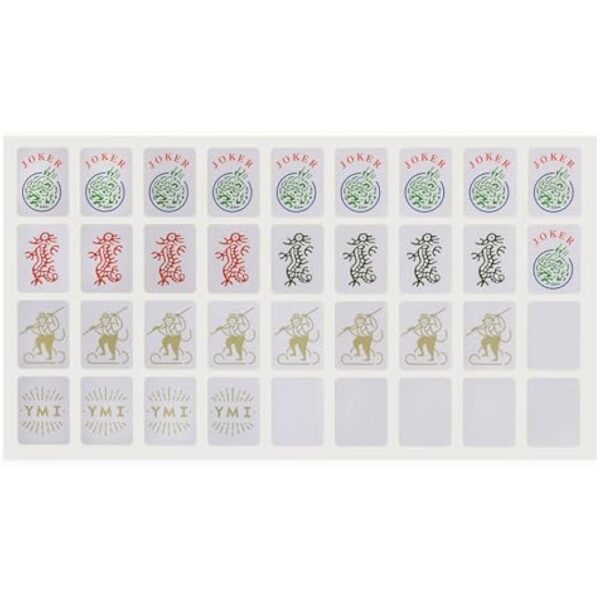 YMI Set of 180 American Mahjong Tile Decal Stickers - Made - Image 5
