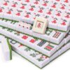 YMI "Bamboo Oasis Chinese Mahjong Set with 146 Small Tiles and Red Vinyl Case — for Chinese Style Gameplay Only [「竹林綠洲」中國麻將] - Image 3