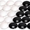 YMI Double Convex Melamine Go Game Stones Set with Bamboo Bowls - Size 33 (9 millimeters) - Image 6