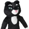 uiuoutoy New Cartoon Black Cat Plush Toy Soft Paws Stuffed Animal Doll 12'' - Image 6