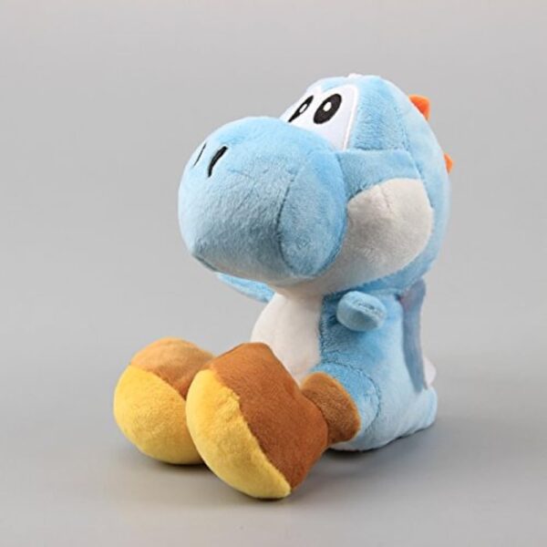uiuoutoy Light Blue Yoshi Plush Toy Stuffed Aniaml Doll 6" - Image 4