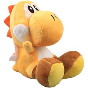 uiuoutoy Yellow Yoshi Plush Toy Stuffed Animal Doll 6"