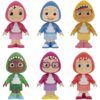 CoComelon 6 Figure Family and Friends Shark Theme Pack - Includes JJ, Nico, Cody, Nina, Bella and Cece in Shark Hoodies - Toys for Kids and Preschoolers