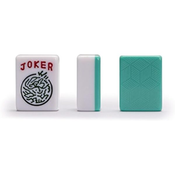 YMI American Mahjong Set, Pepper with Pepper Green Soft Case - 4 All-in-One Racks with Pushers, Wright Patterson Betting Coins, Dice, & Wind Indicator - Image 6