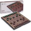 YMI Large Chinese Chess (Xiangqi) Magnetic Travel Board Game Set (14.6-inch) with Black Playing Pieces