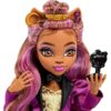 Monster High Doll, Clawdeen Wolf in Monster Ball Party Fashion with Themed Accessories Including Balloons - Image 2