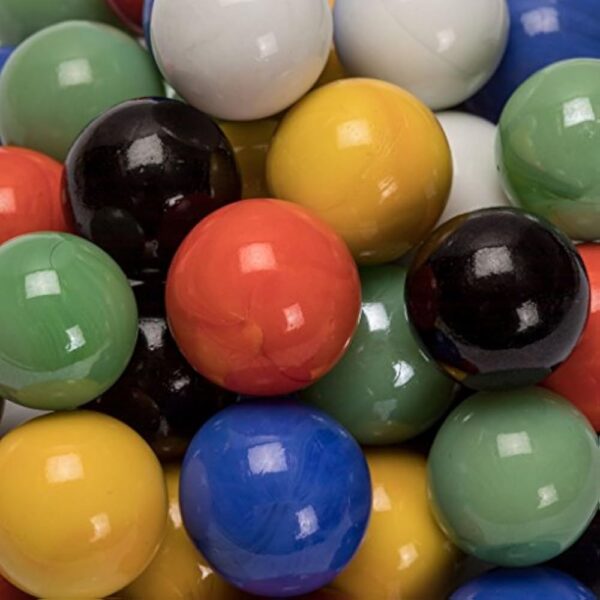 YMI 60 Pieces Chinese Checkers Marbles Set with Solid Colors - 16 Millimeters - Image 6