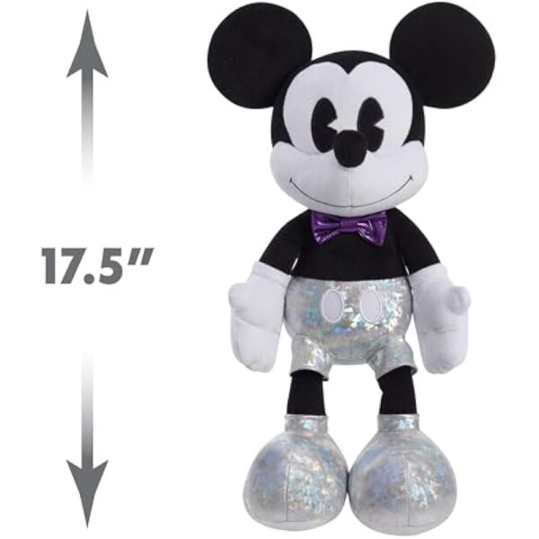 Disney100 Years of Wonder Mickey Mouse Large Plush Stuffed Animal, Kids Toys for Ages 2 Up by Just Play - Image 3