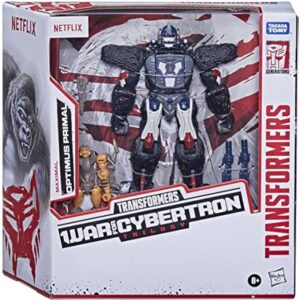 Transformers Netflix War for Cybertron Optimus Primal and Rattrap, (F0976)