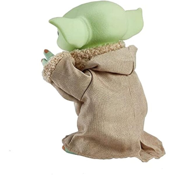 Mattel Star Wars Grogu Plush 10-inch Toy, Character Figure with Soft Body, Sounds & Carrier, Inspired by Star Wars The Mandalorian - Image 6