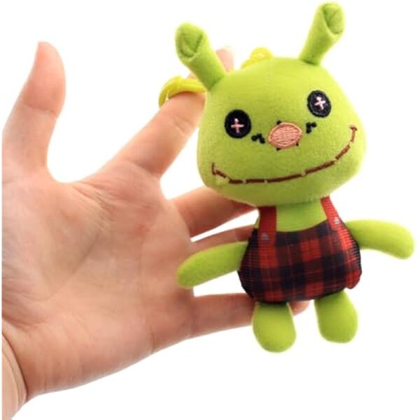 uiuoutoy Baby Ogre Plush Keychain Pillow Art Doll Small 11cm - Image 2