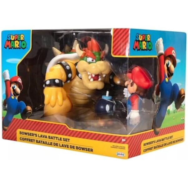 Super Mario 3 and 5 Inch Diorama World Of Nintendo - Bowser Diorama Set - Image 5