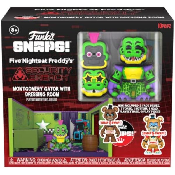Funko Five Nights at Freddy's (FNAF) Snap: Montgomery Gator with Dressing Room - Collectable Vinyl Figure - Gift Idea - Official Merchandise - for Kids & Adults - Image 5