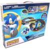 NKOK Sonic & Tails RC Slot Car Set Race Set Vehicle, Black, Cars Rase on Figure-8 Track, Features a Lap Counter, Perfect Item for Kids, Ages 5 and up