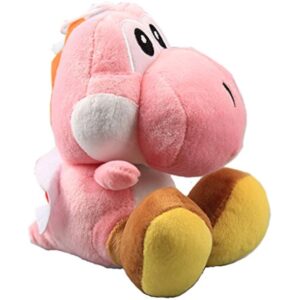uiuoutoy Pink Yoshi Plush Toy Stuffed Animal Doll 6"