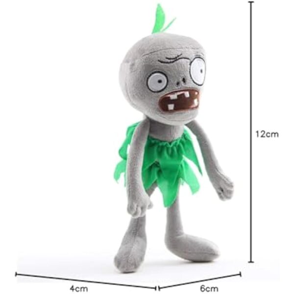 uiuoutoy Zombies Plush Toys 12'' Grass Skirt Zombie - Image 3