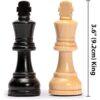 Husaria Staunton Tournament No. 5 Chessmen with 2 Extra Queens and Wooden Box, 3.6-inch Kings - Image 5