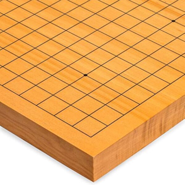 YMI Shin Kaya 1.2-inch Go Game Set Board with Double Convex Korean Hardened Glass Paduk Go Stones and Bamboo Bowls - Image 5