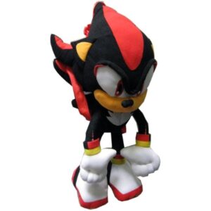 Sonic the Hedgehog Doll Plush Backpack - Shadow Backpack Black (24 Inch)