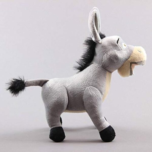 uiuoutoy The Donkey Plush Toy Stuffed Animal Soft Doll 12'' Grey - Image 5