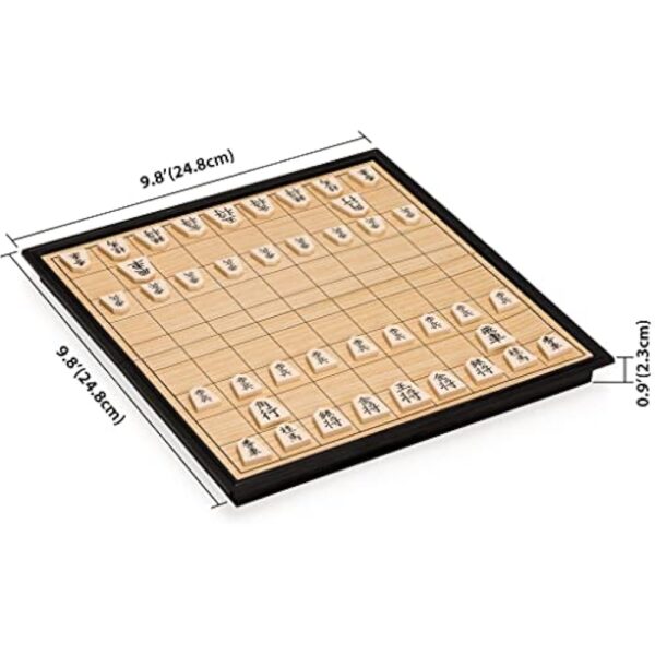 YMI Shogi Japanese Chess Magnetic Travel Game Set - 9.75-Inch - Image 2