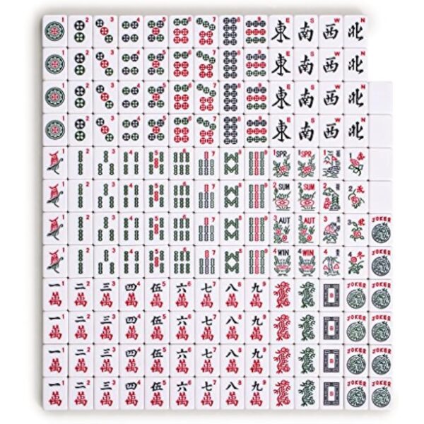 YMI Set of 166 American Mahjong Tiles, Pepper (Tiles Only Set) - Made - Image 5