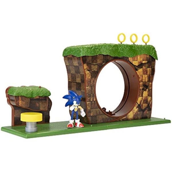 Sonic The Hedgehog Green Hill Zone Playset with 2.5" Sonic Action Figure - Image 5