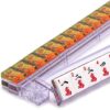 YMI Modern Mahjong Racks with Built-in Pushers - Clear - Set of 4 - Image 2