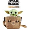Mattel Star Wars Grogu Plush 10-inch Toy, Character Figure with Soft Body, Sounds & Carrier, Inspired by Star Wars The Mandalorian