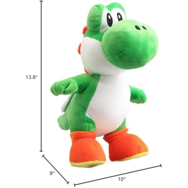 uiuoutoy Green Standing Yoshi Plush 13.8'' Tall - Image 2