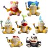 uiuoutoy Koopalings Larry Iggy Lemmy Roy Ludwig Wendy Morton Plush Toy Set of 7pcs