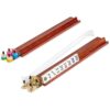 YMI American Mahjong Set, Golden Fortune with 166 Acrylic Mahjong Tiles, Inlaid Wooden Case, Racks and Other Accessories - Image 3