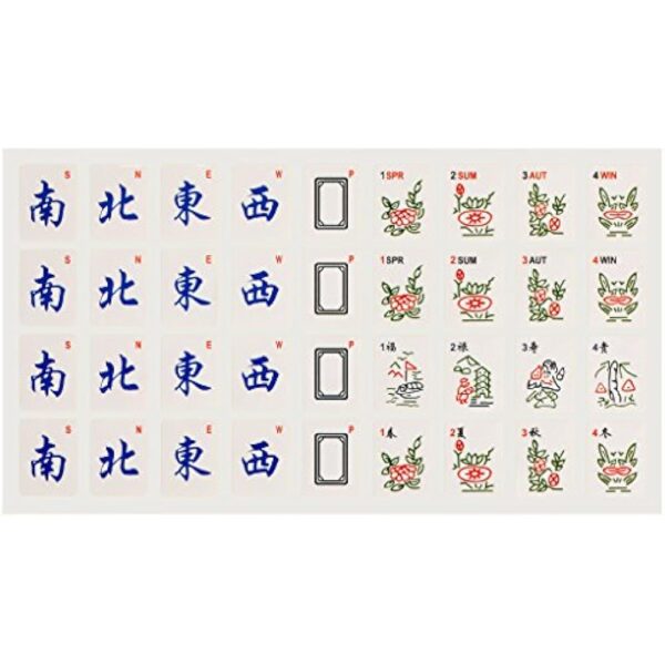 YMI Set of 180 American Mahjong Tile Decal Stickers - Made - Image 4