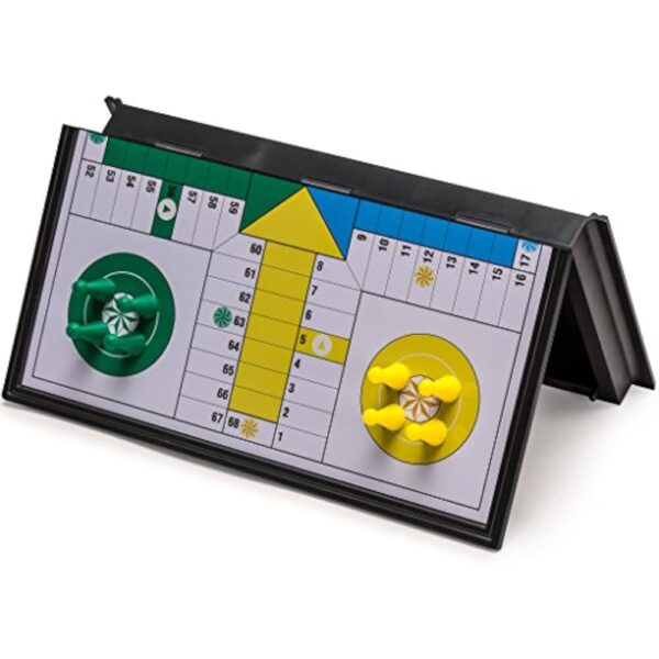 YMI Ludo Magnetic Folding Travel Board Game Set - 9.8 Inches - Portable Classic Strategy Game Set - Image 6
