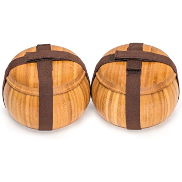 YMI Double Convex Melamine Go Game Stones Set with Bamboo Bowls - Size 33 (9 millimeters) - Image 3