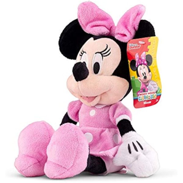 Minnie 10776 Disney Pink 11" Beans Plush, Multi, 6" - Image 4