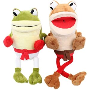 uiuoutoy Ribby and Croaks Plush Toys The Frog Stuffed Doll Figure 2pcs