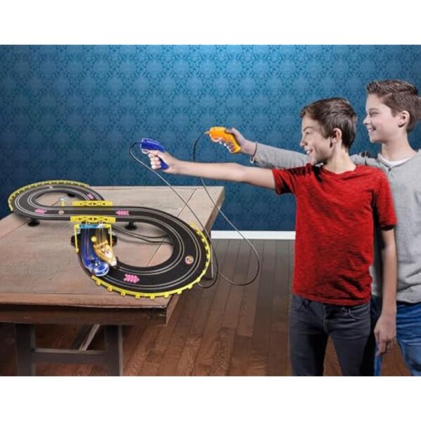 NKOK Sonic & Tails RC Slot Car Set Race Set Vehicle, Black, Cars Rase on Figure-8 Track, Features a Lap Counter, Perfect Item for Kids, Ages 5 and up - Image 5