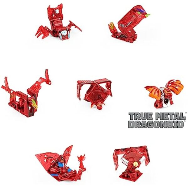 Bakugan GeoForge Dragonoid, 7-in-1 Includes Exclusive True Metal Dragonoid and 6 Geogan Collectibles, Kids Toys for Boys - Image 5