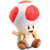 uiuoutoy Red Toad Plush 7'' - Image 5