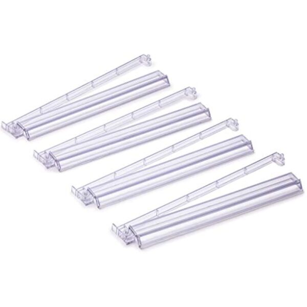 YMI Modern Mahjong Racks with Built-in Pushers - Clear - Set of 4 - Image 3
