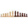 Husaria Staunton Tournament No. 4 Chessmen with 2 Extra Queens and Wooden Box, 3-inch Kings - Image 2