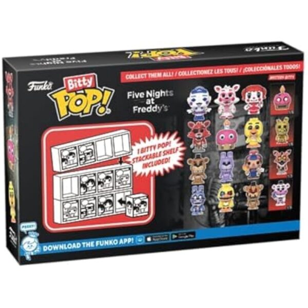 Funko Bitty POP! Five Nights at Freddy's (FNAF)- Freddy and A Surprise Mystery Mini Figure - 0.9 Inch (2.2 Cm) Collectable - Gift Idea - Cake Topper - Image 4