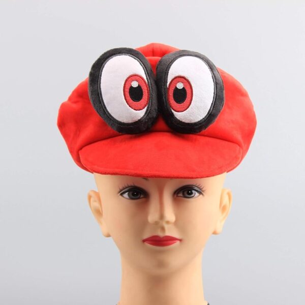 uiuoutoy Odyssey Cappy Hat Cosplay Red Plush - Image 2