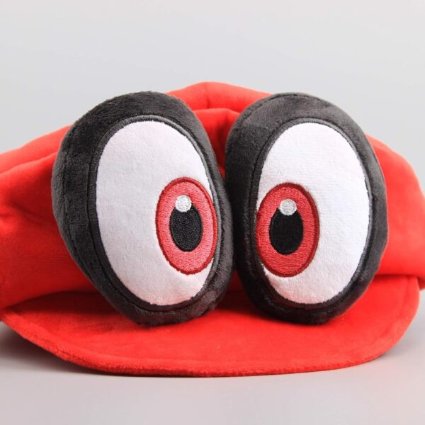 uiuoutoy Odyssey Cappy Hat Cosplay Red Plush - Image 5