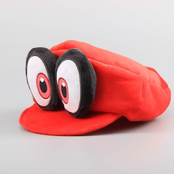 uiuoutoy Odyssey Cappy Hat Cosplay Red Plush - Image 3