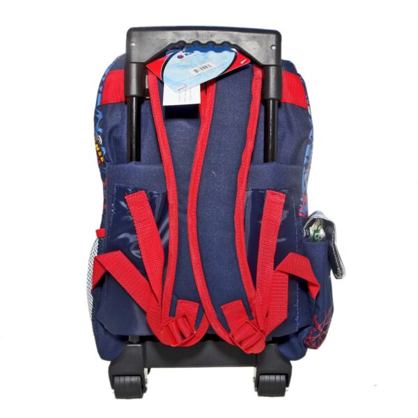 Ruz Spider-Man Blue Web Roller Backpack Bag - Image 2